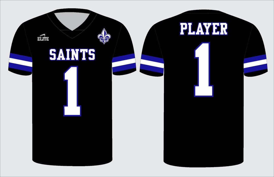 Saints Football Jersey - Black