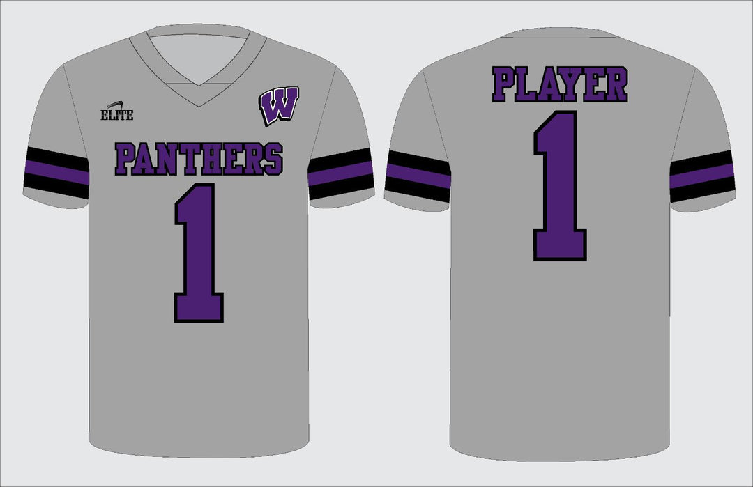 Panthers Football Jersey - Grey