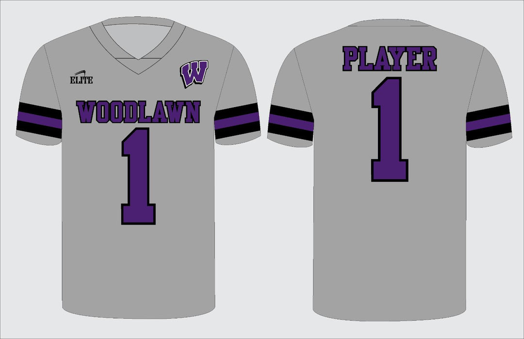 Woodlawn Football Jersey - Grey