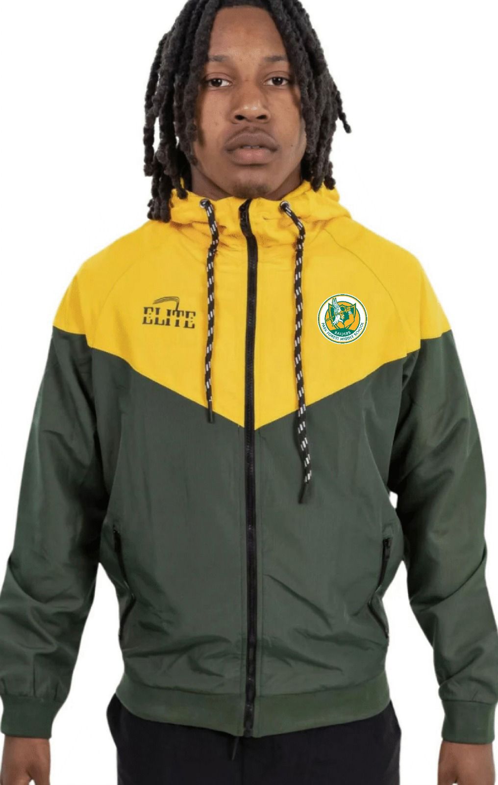 ELITE Windbreaker - Green and Yellow