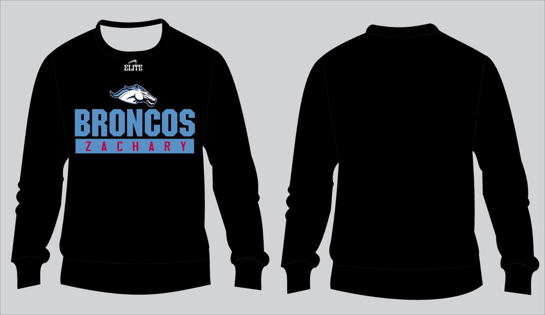 Broncos Logo Crewneck - Black