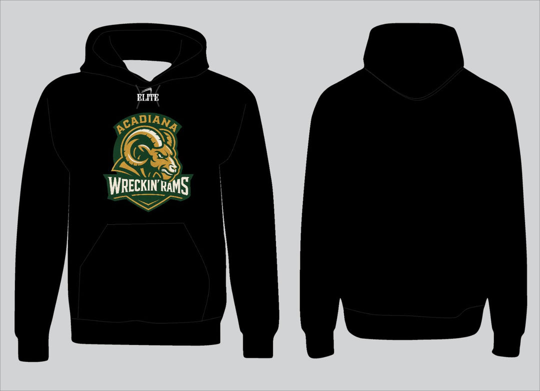 Acadiana Basketball Hoodie - Black