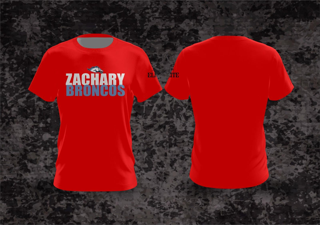 Zachary Broncos Spirit Shirt - Red