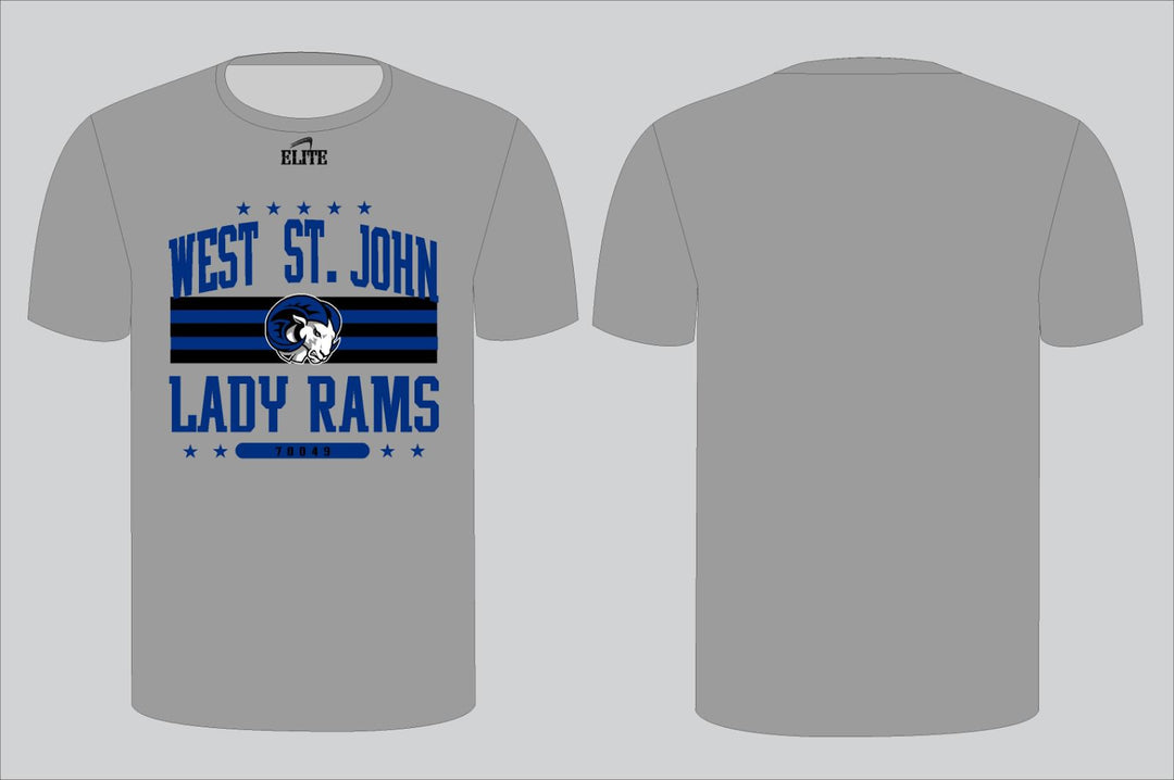 West St John Volleyball Spirit Shirt- Gray