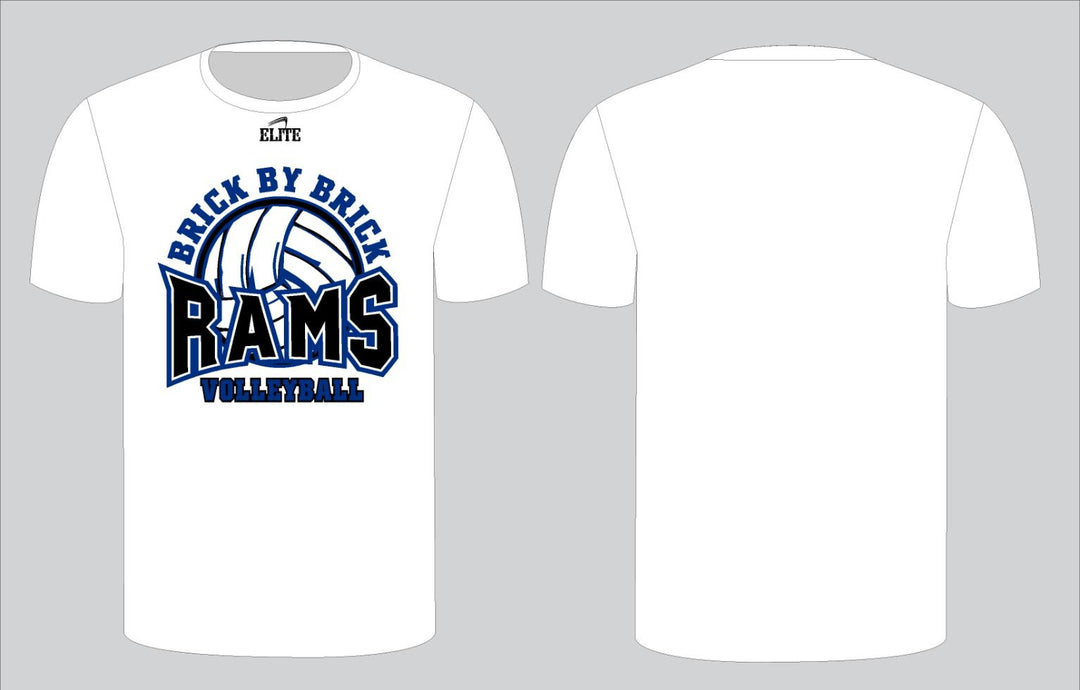 West St John Volleyball Team Spirit Shirt- white