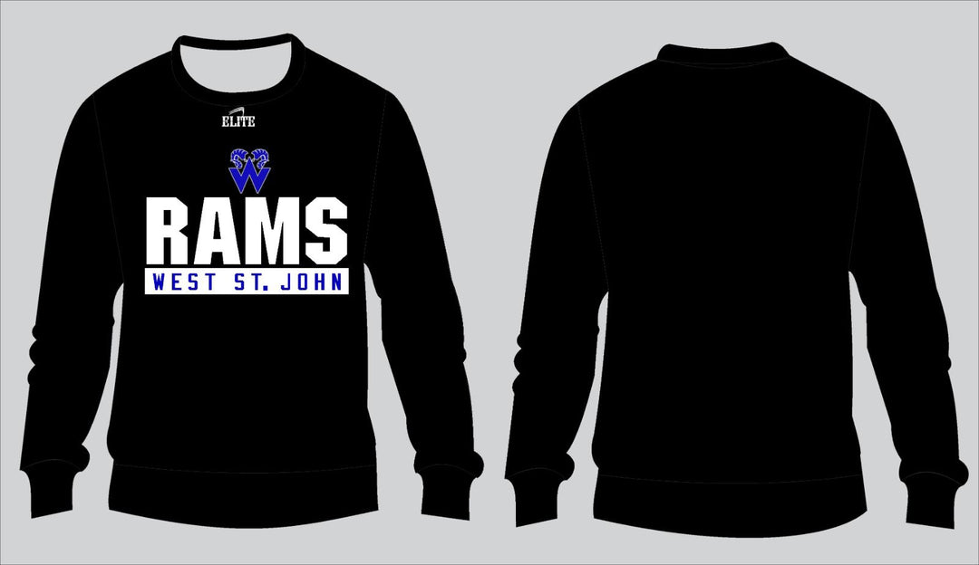 West St John Volleyball Sweatshirt- Black
