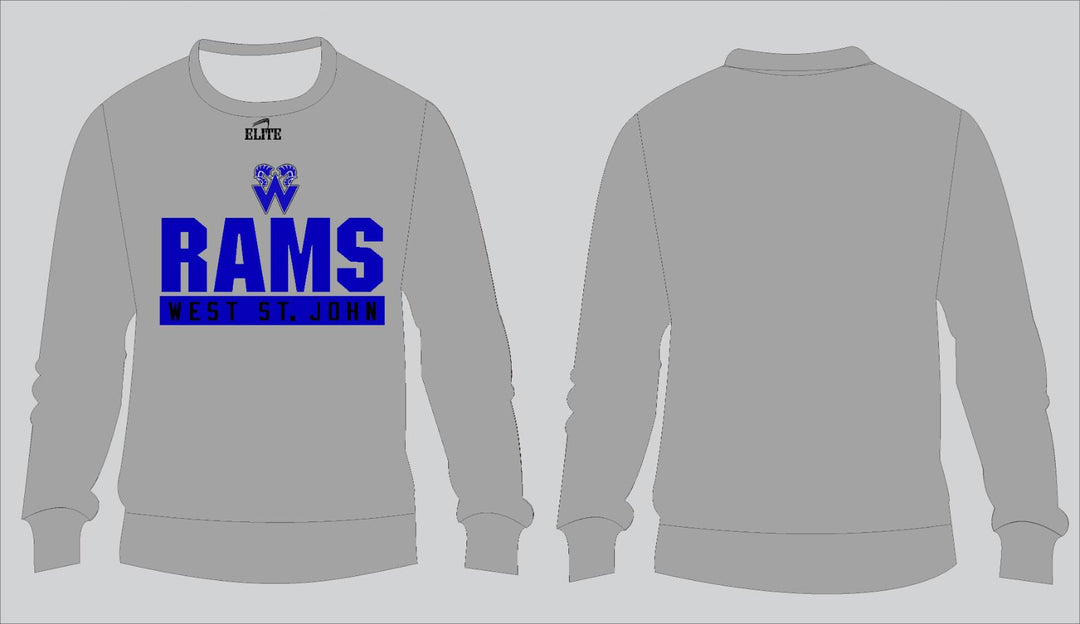 West St John Volleyball Sweatshirt- Gray