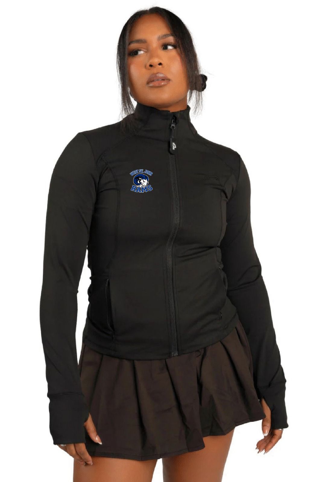 West St John Volleyball All Day Jacket- Black