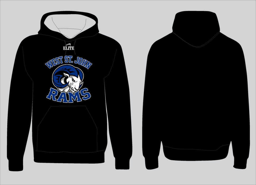 West St John Hoodie -Black