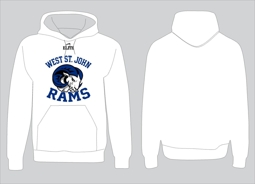 West St John Hoodie -White