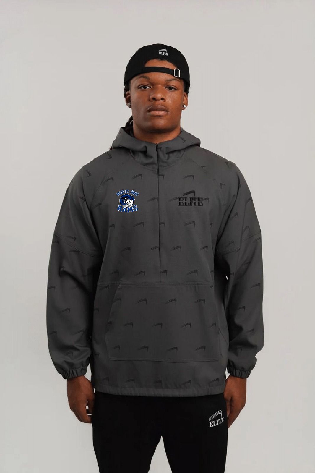 West St John Logo Jacket- Gray