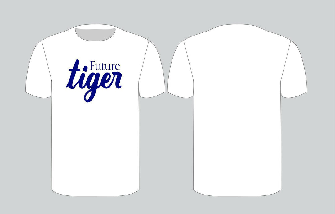 SH Future Tiger T Shirt- White/Blue