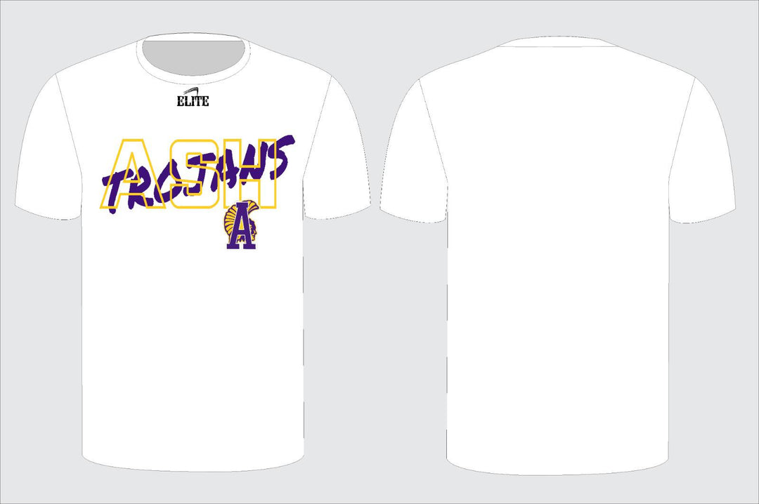 Alexandria High School Short Sleeve Shirt - White