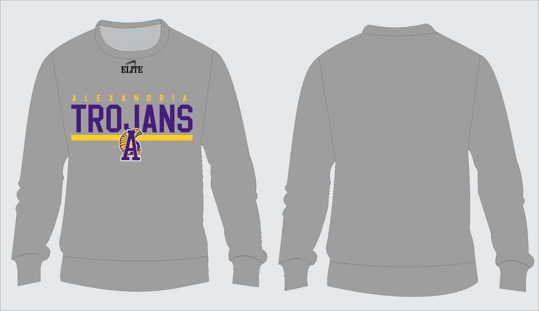 Alexandria Trojans Sweatshirt - Grey