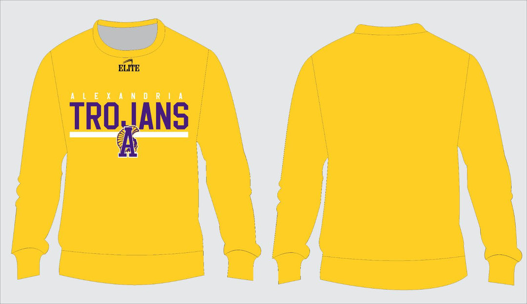 Alexandria Trojans Sweatshirt - Yellow