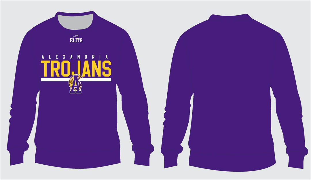 Alexandria Trojans Sweatshirt - Purple
