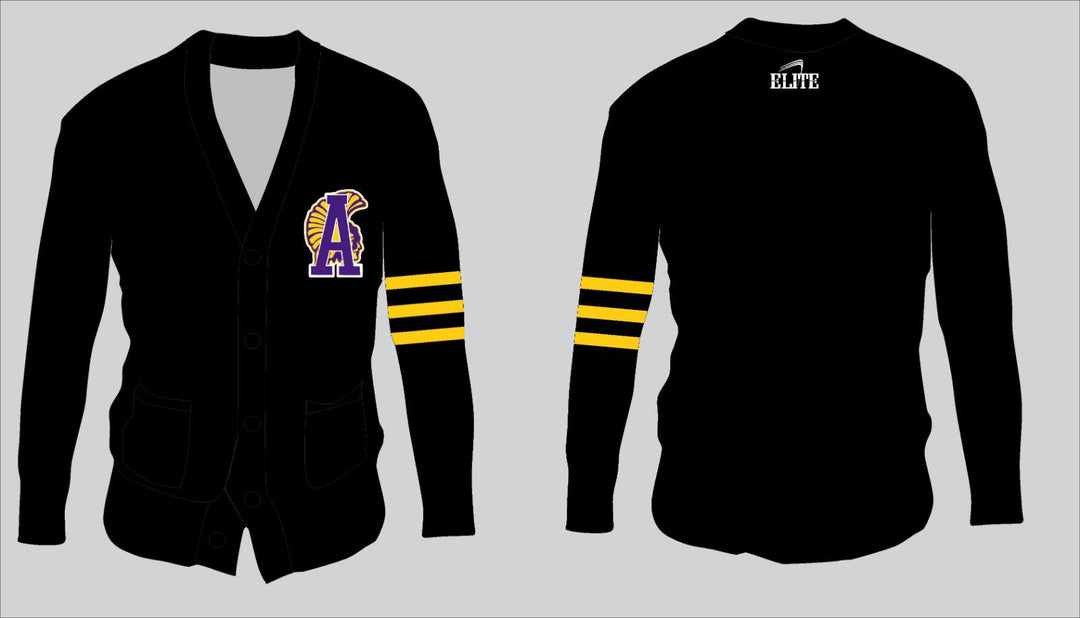 Alexandria Letterman Cardigan - Black