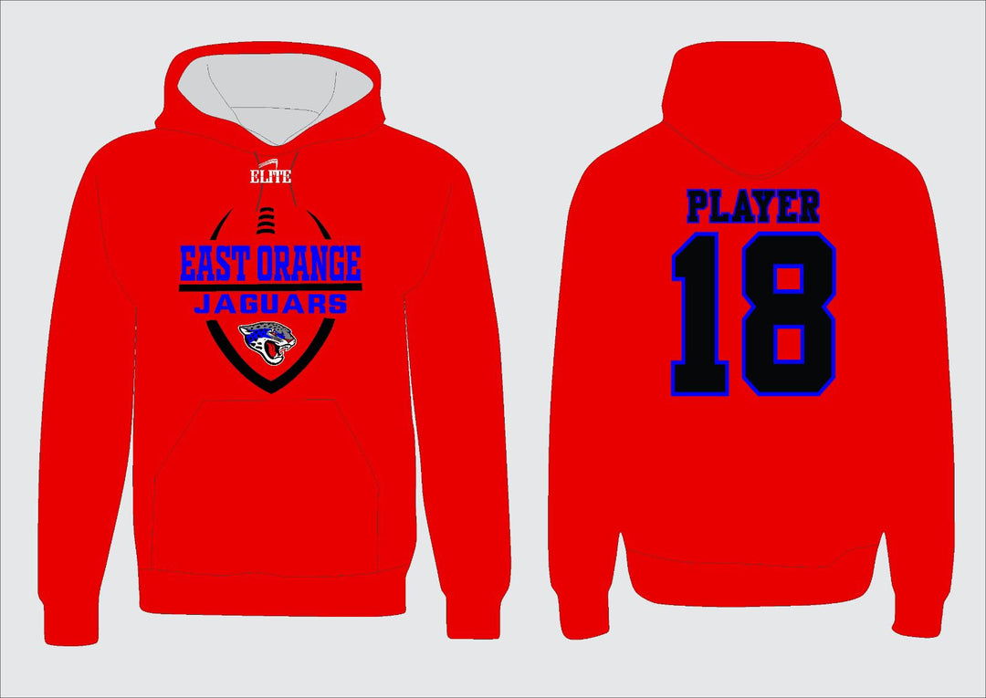 East Orange & Jaguars Hoodie - Red