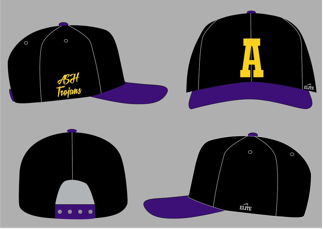 Alexandria Hat - Black/Purple