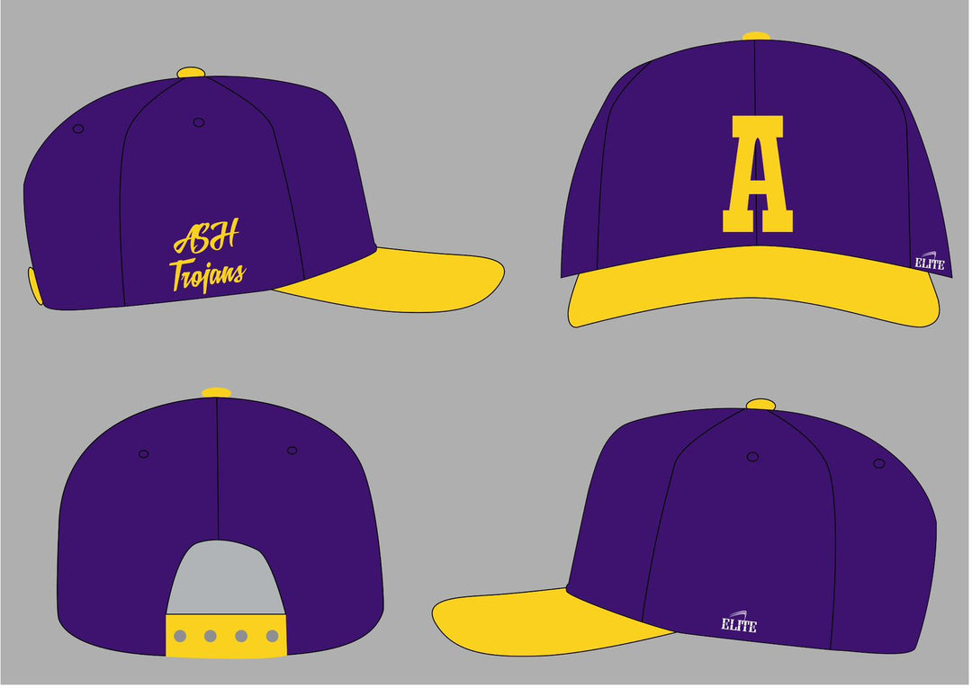 Alexandria Hat - Purple/Yellow