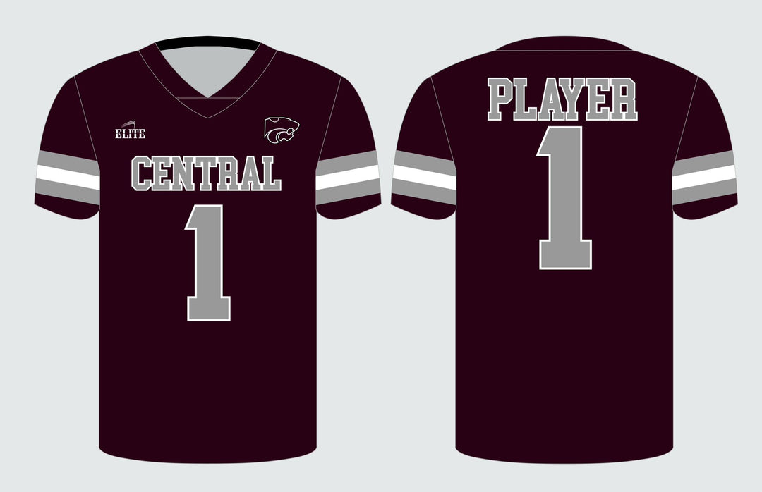 Central Football Jersey - Maroon