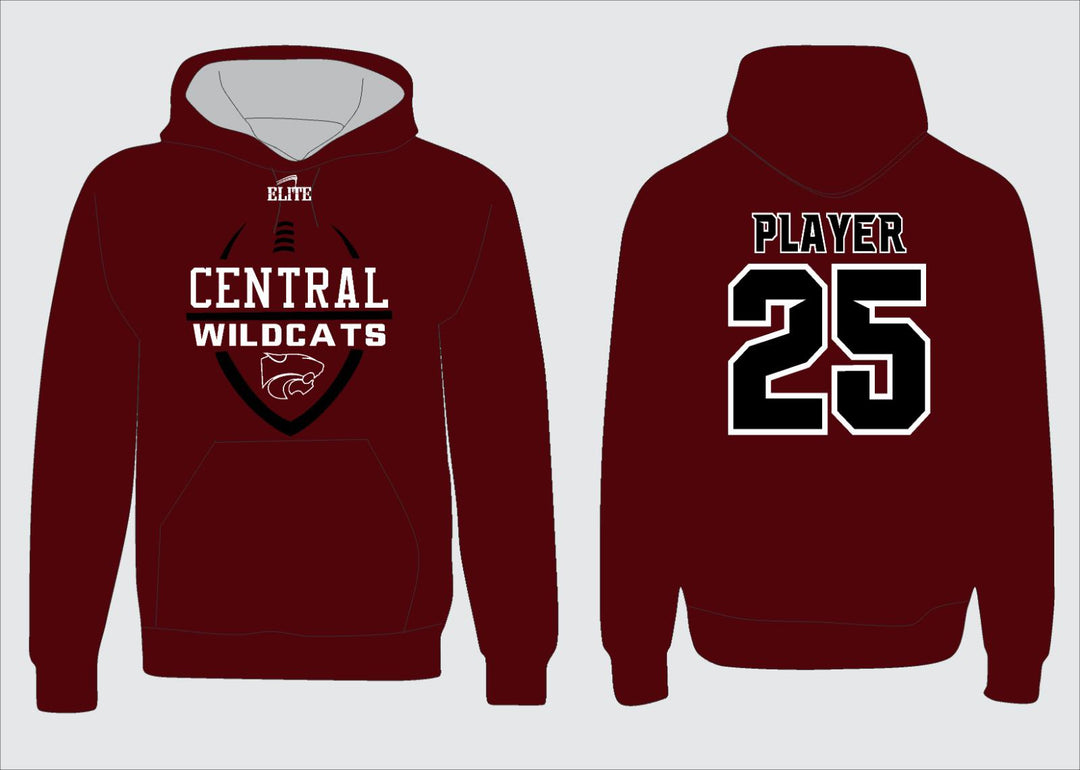 Central Wildcats Hoodie - Maroon