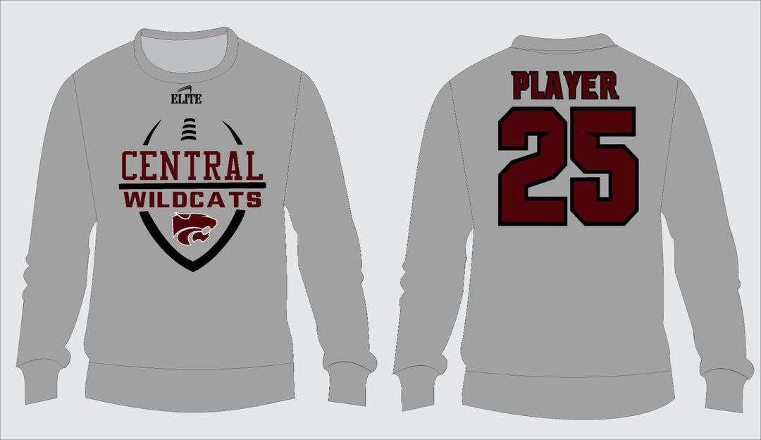 Central Wildcats Crewneck Shirt - Grey
