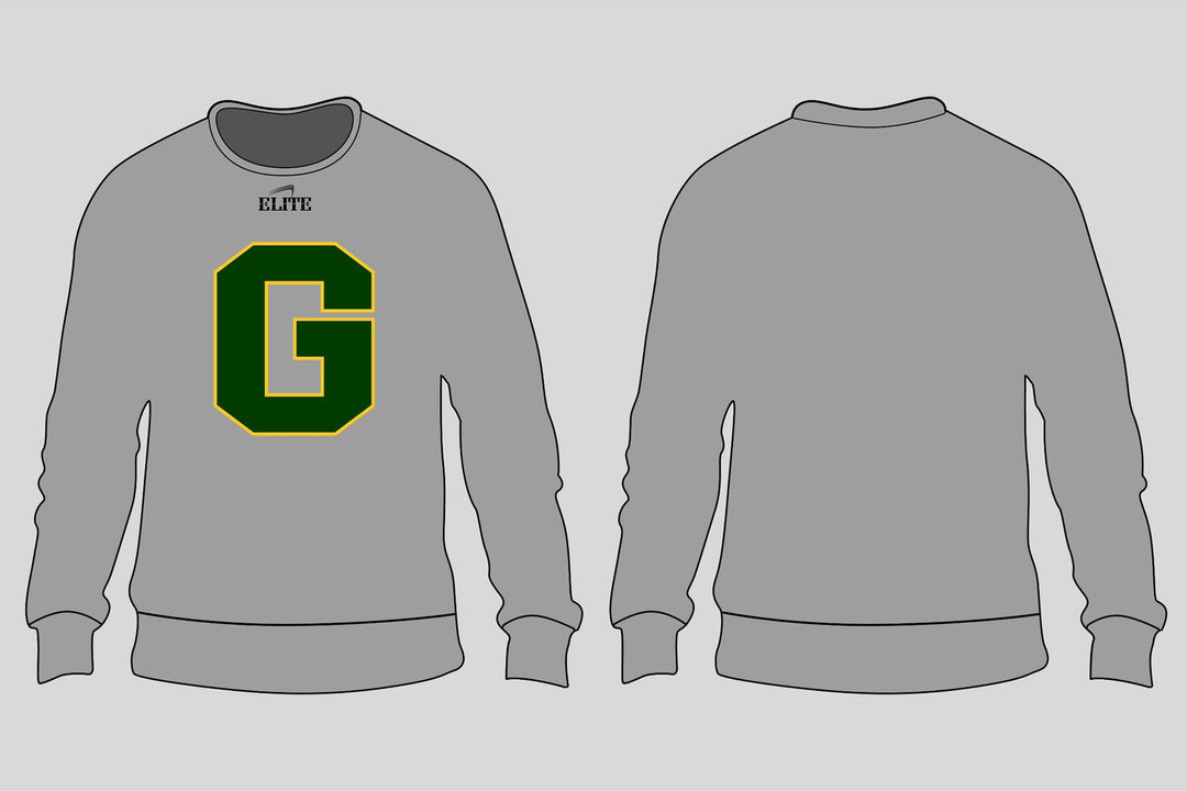Captain Shreve G Crewneck - Embroidered Logo - Grey