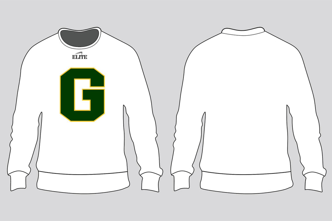 Captain Shreve G Crewneck - Embroidered Logo - White