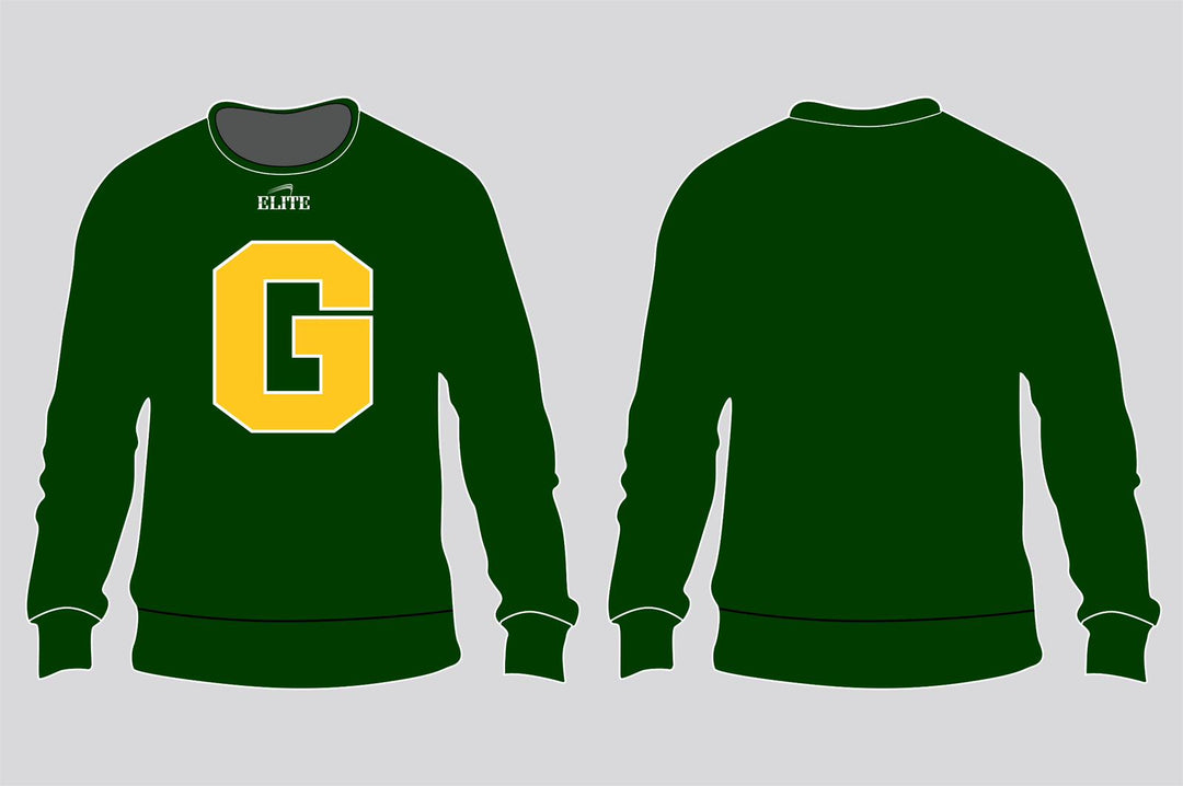 Captain Shreve G Crewneck - Embroidered Logo - Green
