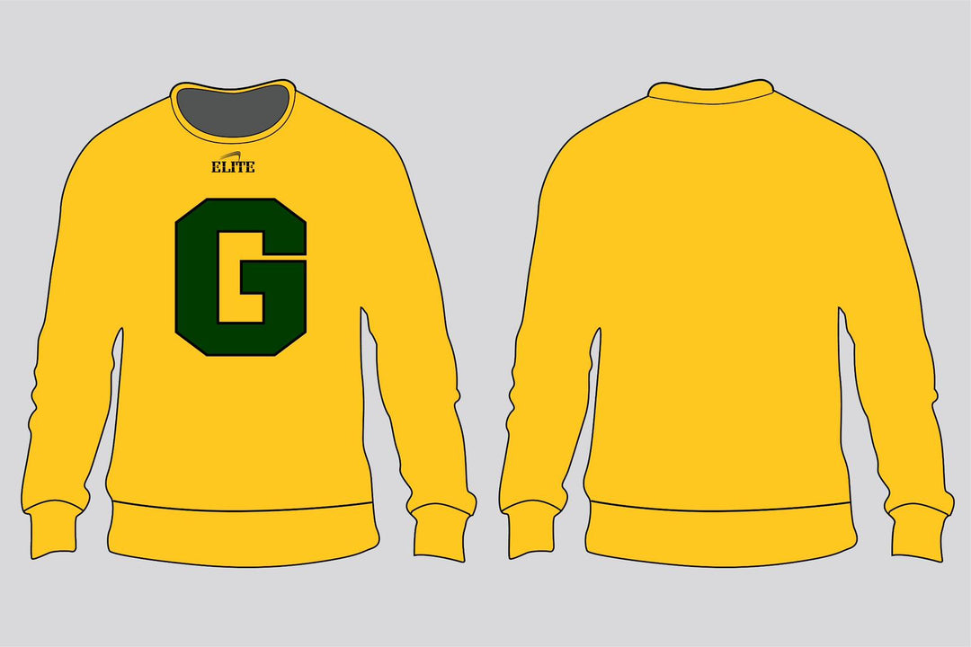Captain Shreve G Crewneck - Embroidered Logo - Yellow