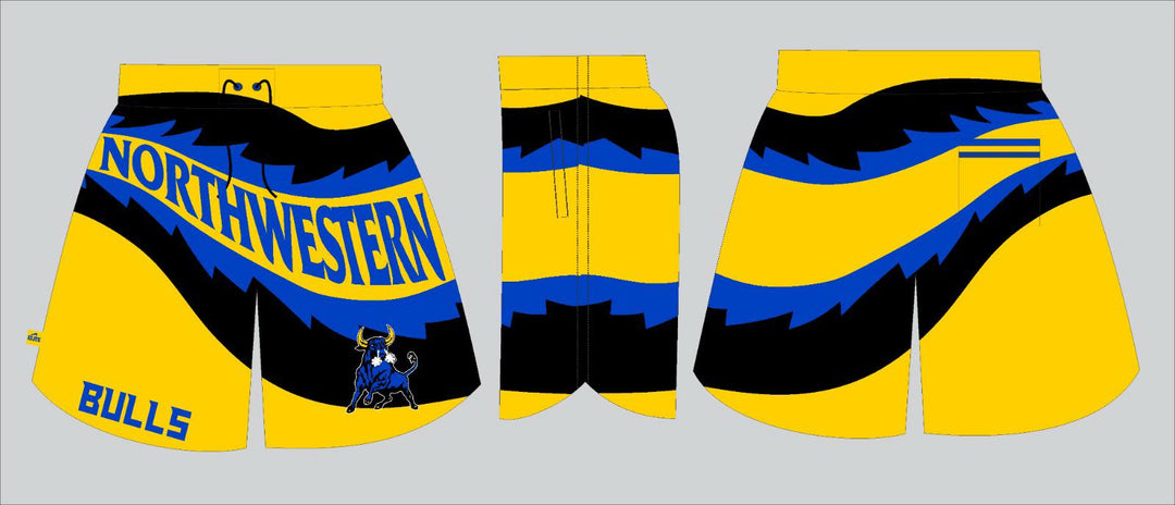 Northwestern Fan Short - Yellow
