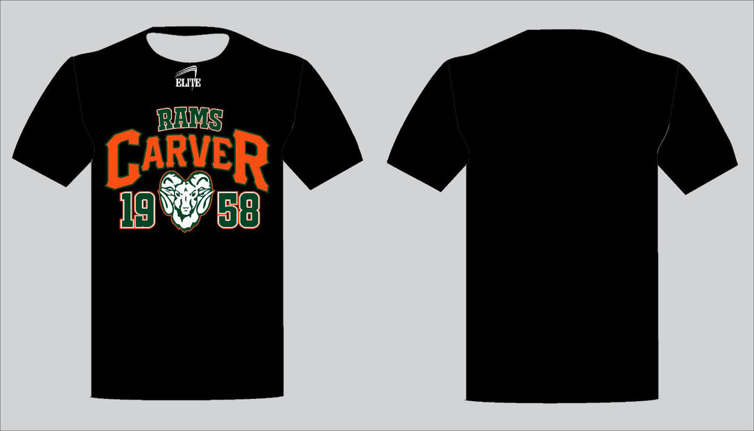 Carver Rams T-Shirt - Black