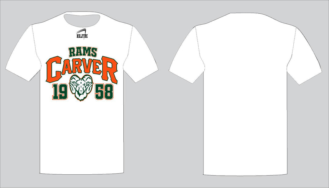 Carver Rams T-Shirt - White