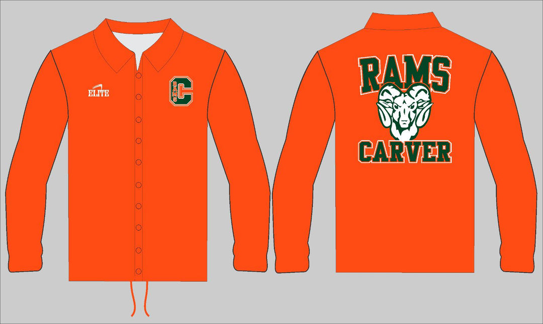 Carver Sideline Windbreaker - Orange