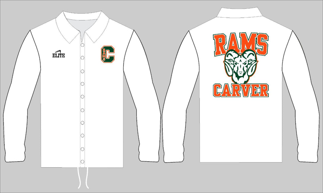 Carver Sideline Windbreaker - White