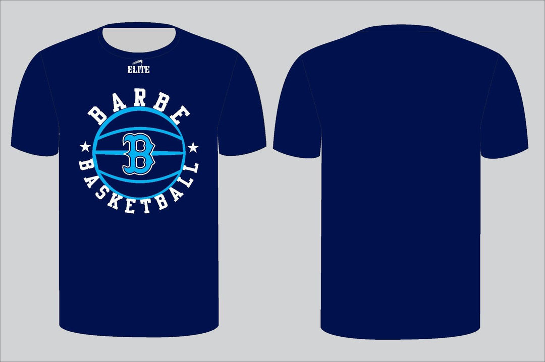 Barbe Basketball T-Shirt - Navy Blue