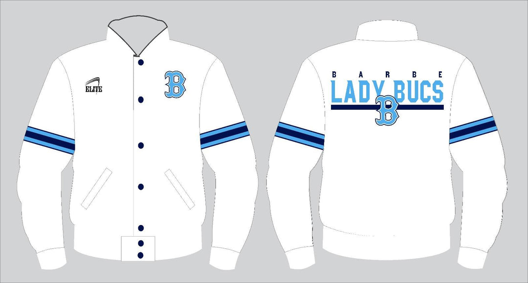 Barbe Lady Bucs Bomber Jacket - White