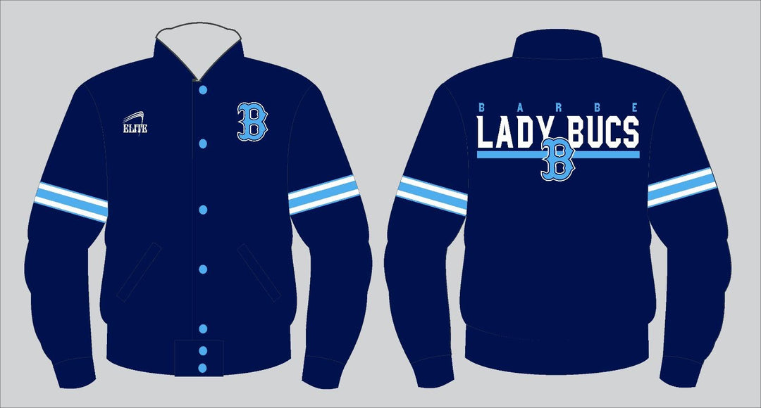 Barbe Lady Bucs Bomber Jacket - Navy Blue