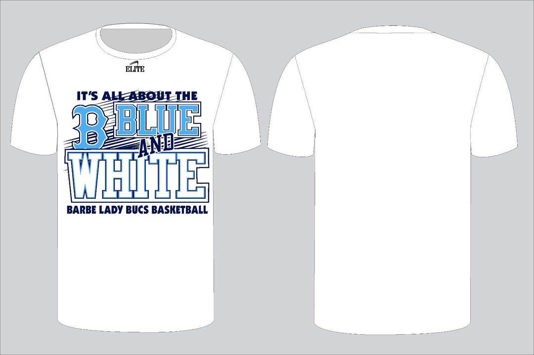 Barbe Lady Bucs B & W T-Shirt - White
