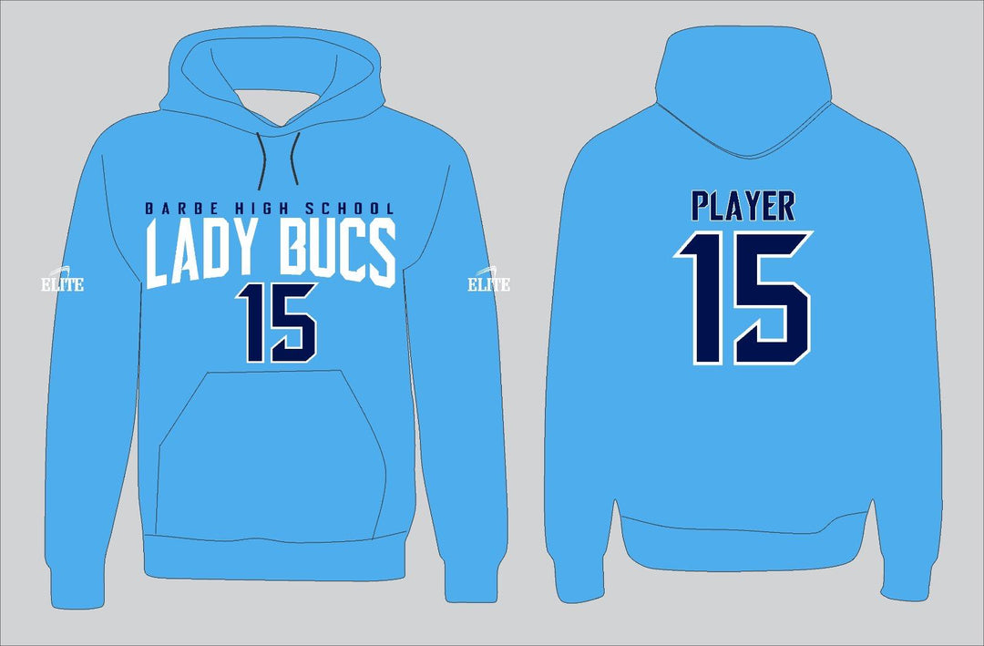 Lady Bucs Barbe Hoodie - Sky Blue