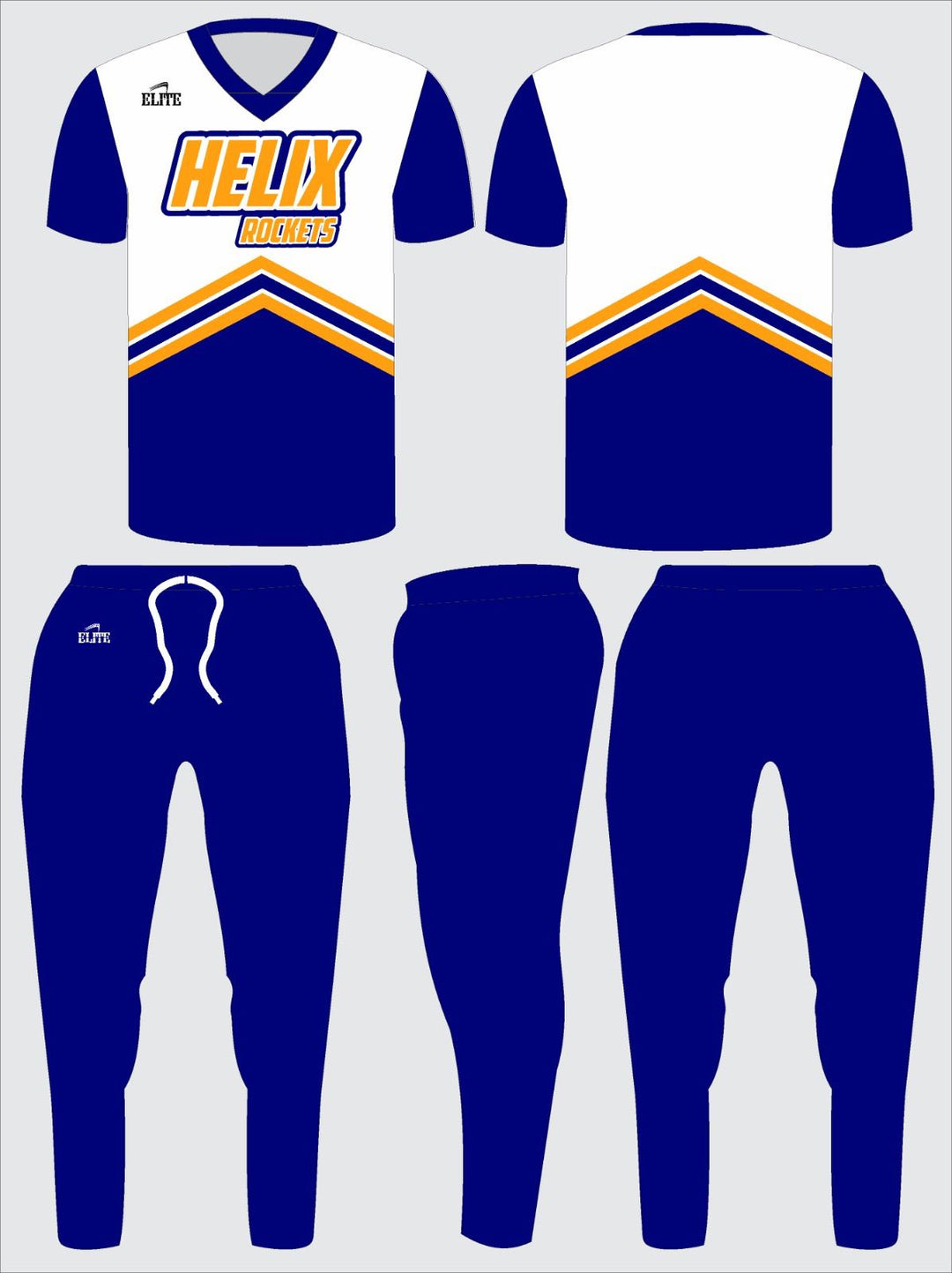 Helix Cheer Uniform-Blue