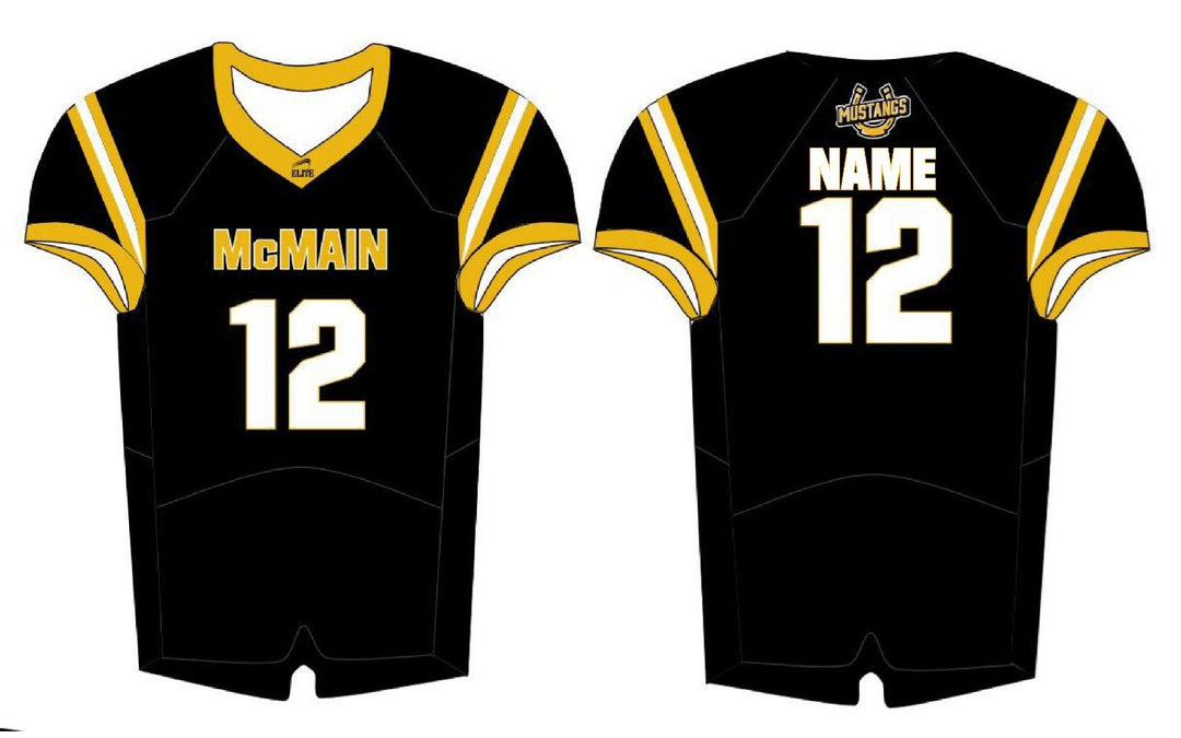 McMain Football Jersey - Black