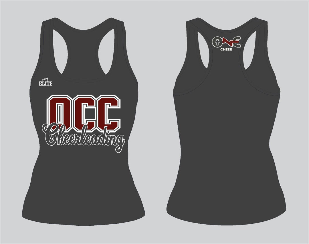 OCC Cheerleading Racerback Tanks - Gray