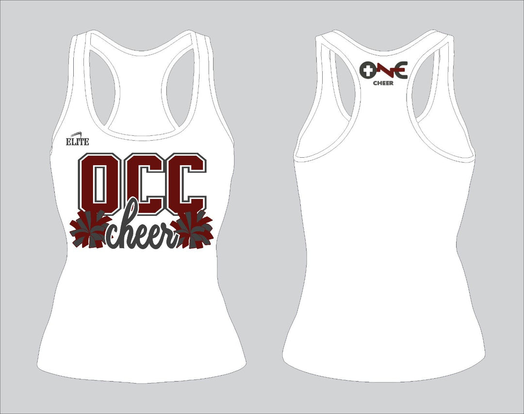 OCC Racerback Tanks - White