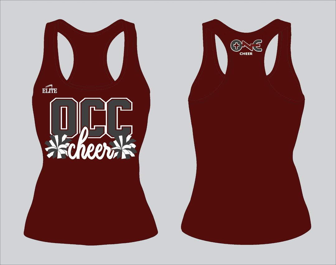 OCC Racerback Tanks - Maroon