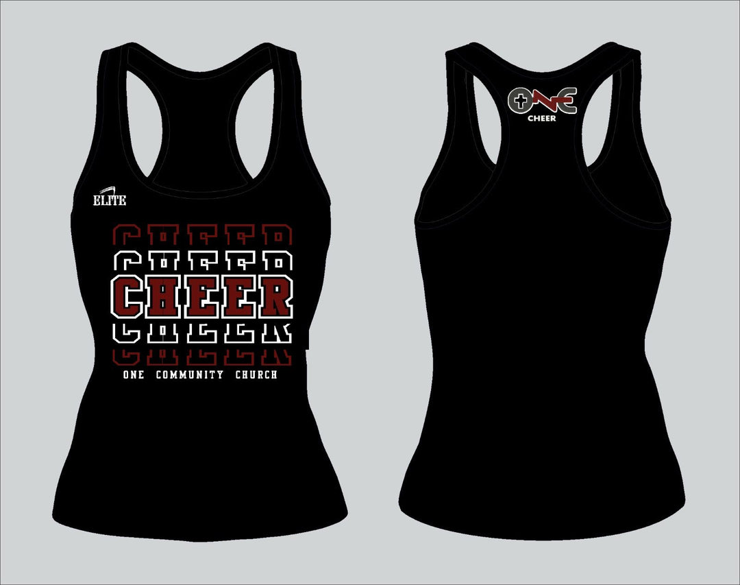 OCC Cheers Racerback Tanks - Black