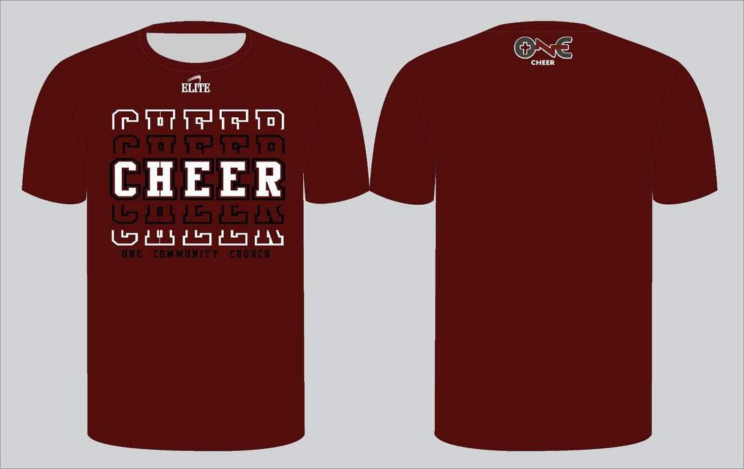 OCC Cheers T-Shirt - Maroon