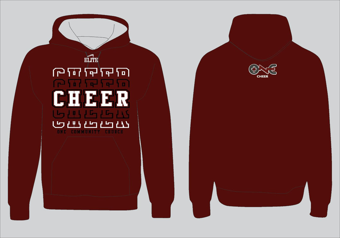 OCC Cheers Hoodie - Maroon