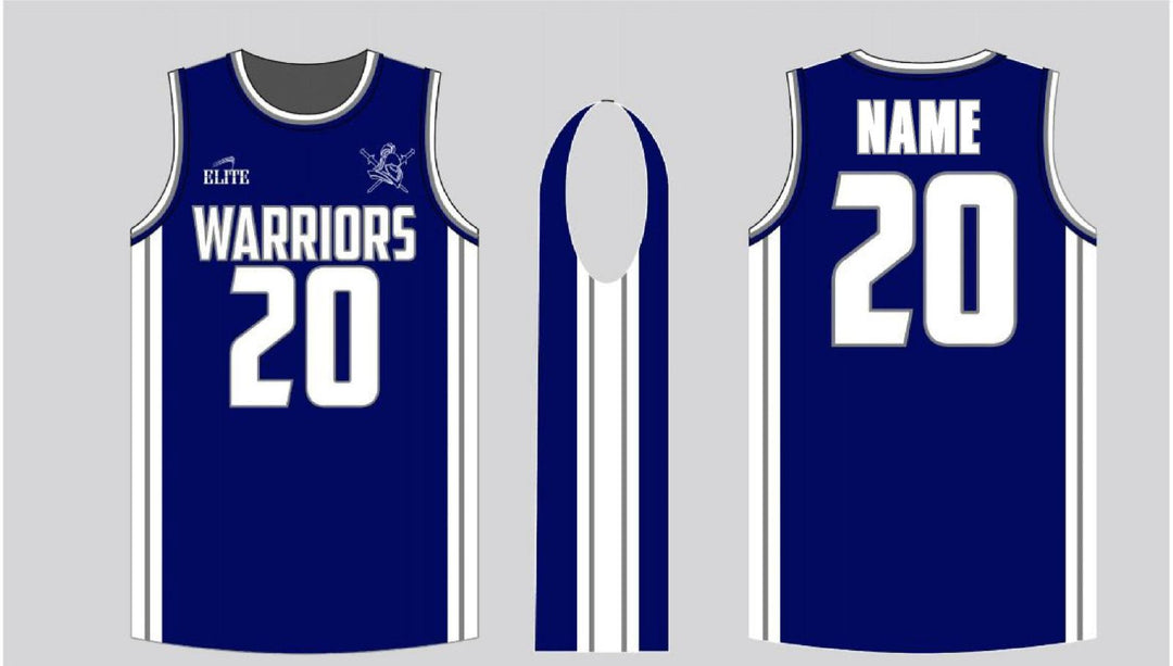 Family Christian Community School Basketball Jersey - Navy Blue